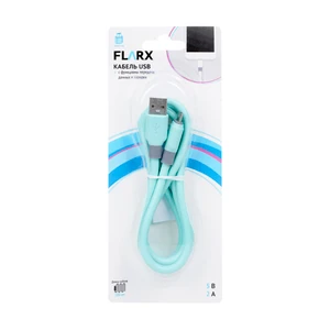 Кабель USB, FLARX, 100 см, в ассортименте
