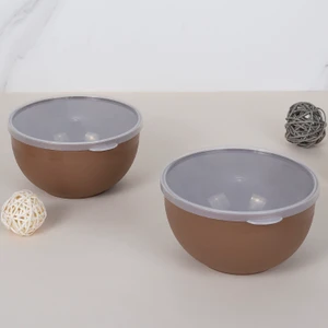 Миска с крышкой, 0,6 л, в ассортименте