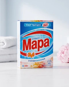 Стиральный порошок 2 в 1, Мара, 400 г, в ассортименте