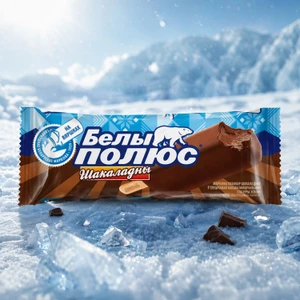 Эскимо в глазури, Белый Полюс, шоколадное, 75 г
