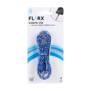 Кабель USB, FLARX, 100 см, в ассортименте