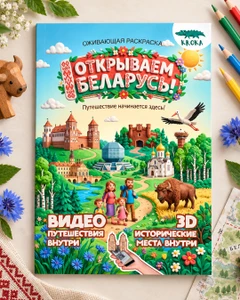 Оживающая раскраска "Smart", KROKA, в ассортименте
