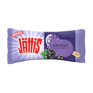 Мороженое сливочное, Jättis, со вкусом чёрной смородины, 70 г
