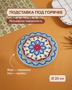Подставка под горячее, O'Kitchen, 20 см, в ассортименте