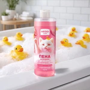 Пена для ванн "Клубника со сливками", Meggi Care, 1 л