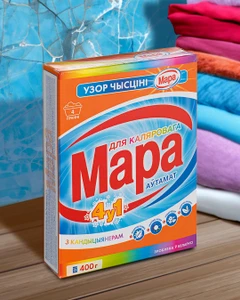 Стиральный порошок, Мара, для цветного белья, 400 г