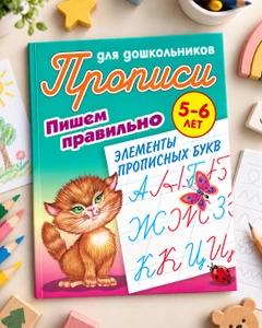 Прописи для дошкольников, в ассортименте