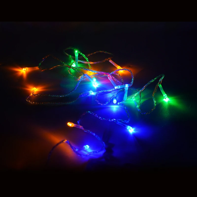 Электрогирлянда, 3 м, 20 LED, в ассортименте