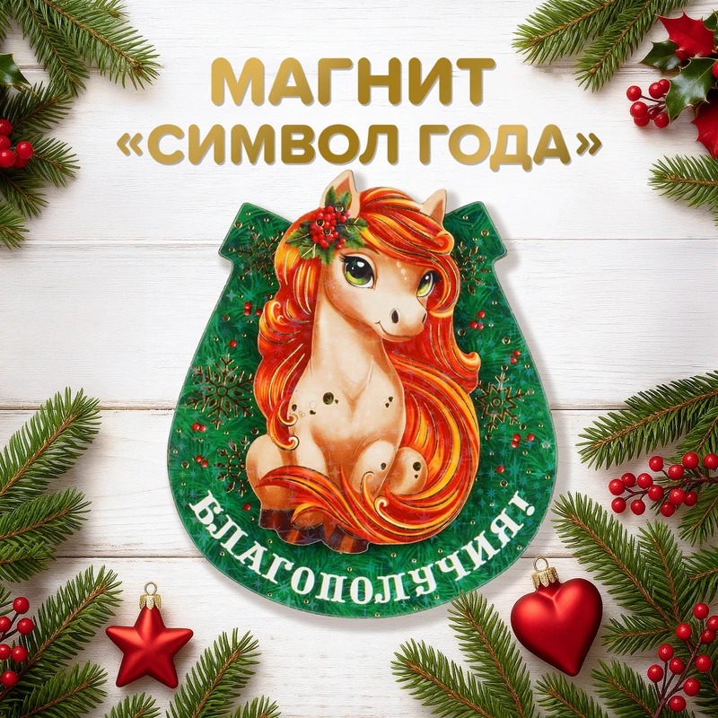 Магнит "Символ года", в ассортименте