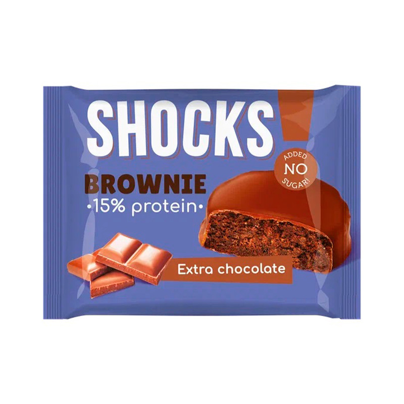 Брауни, SHOCKS!, 50 г, в ассортименте