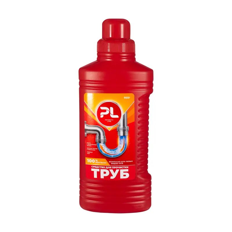 Средство для прочистки труб, Priority Line, 950 г