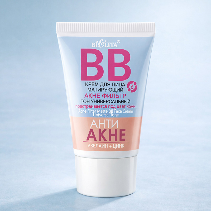 BB крем для лица "Акне фильтр", Белита, 30 мл
