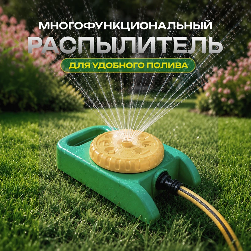 Распылитель многофункциональный садовый, GreenArt, 8 режимов полива
