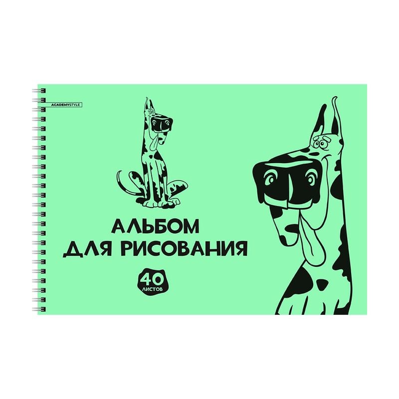 Альбом, 40 листов, в ассортименте