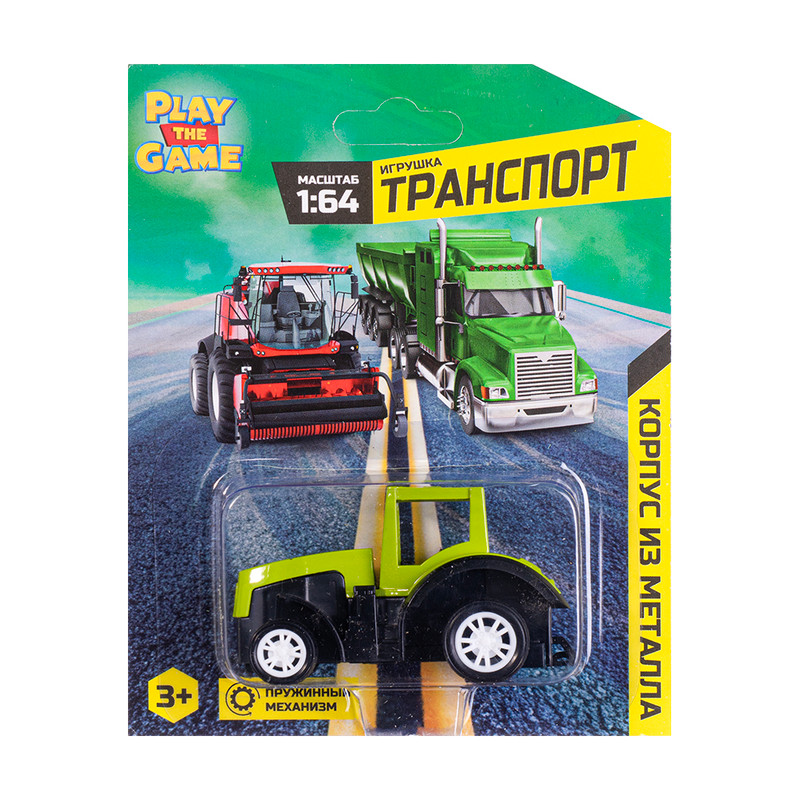 Игрушка "Транспорт 1:64", Play the Game, в ассортименте