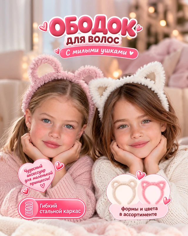 Ободок для волос, INSTYLE, в ассортименте