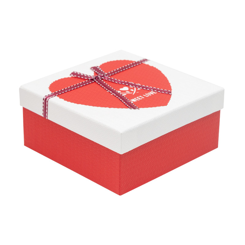 Коробка подарочная, With Love, 15х15х7 см, в ассортименте