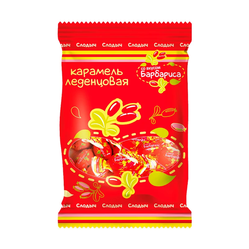 Карамель "Со вкусом барбариса", Слодыч, 200 г