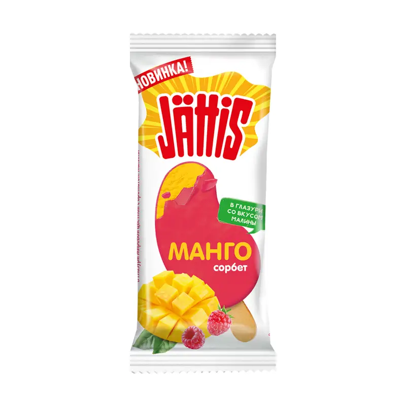 Сорбет, Jättis, манго, 70 г
