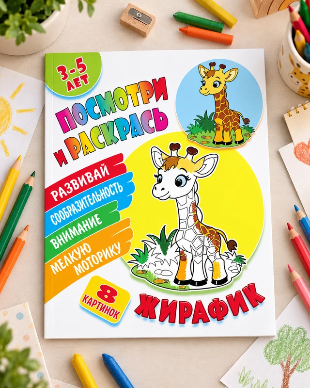 Раскраска, A5, в ассортименте