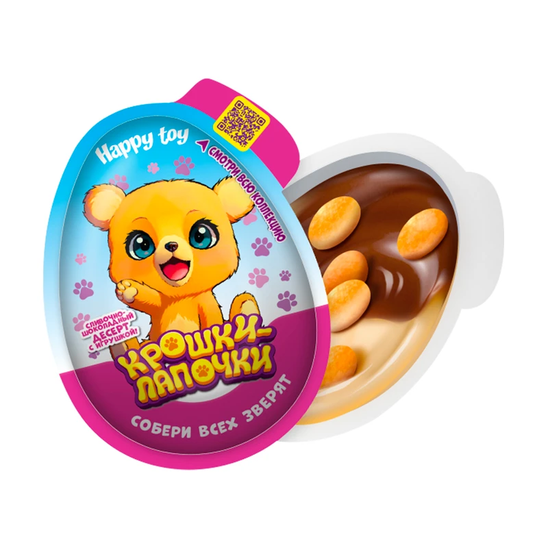 Десерт, Happy Toy, с игрушкой, 20 г, в ассортименте