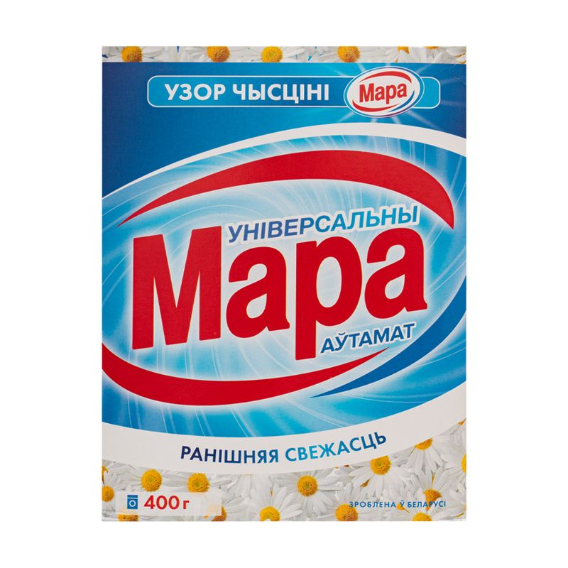 Стиральный порошок 2 в 1, Мара, 400 г
