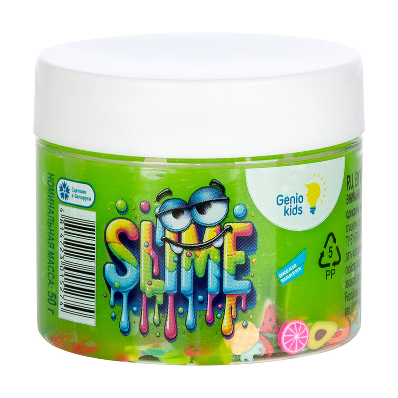 Игрушка-антистресс "Мялка-жмялка", GENIO KIDS-ART, 50 г, в ассортименте