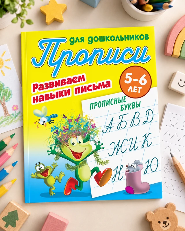 Прописи для дошкольников, в ассортименте