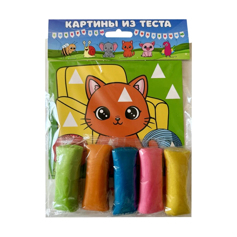 Тесто для лепки "Картины из теста", Граф Жираф, 150 г