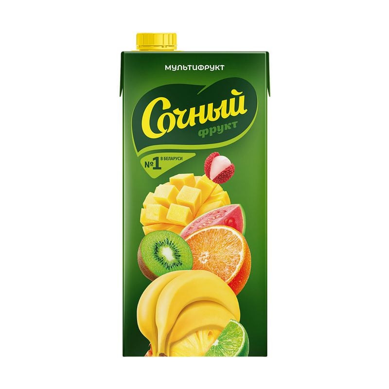 Нектар "Сочный фрукт", Сочный, 1,95 л, в ассортименте