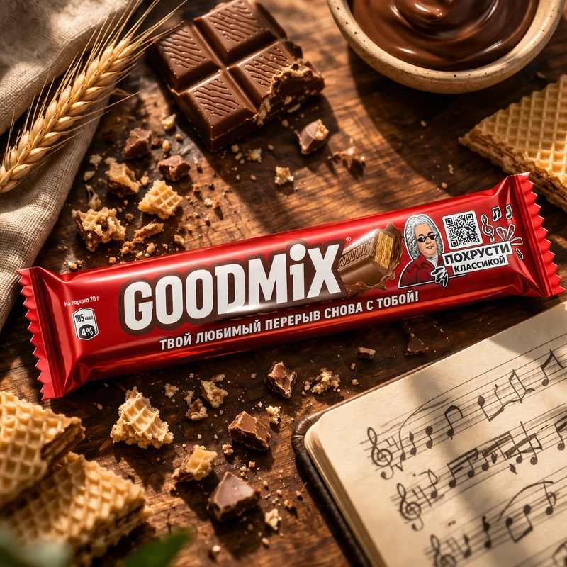 Шоколад молочный, Goodmix, 40 г