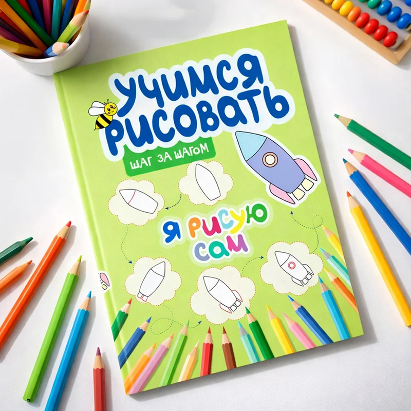 Книга для малышей "Учимся рисовать", Харвест, в ассортименте
