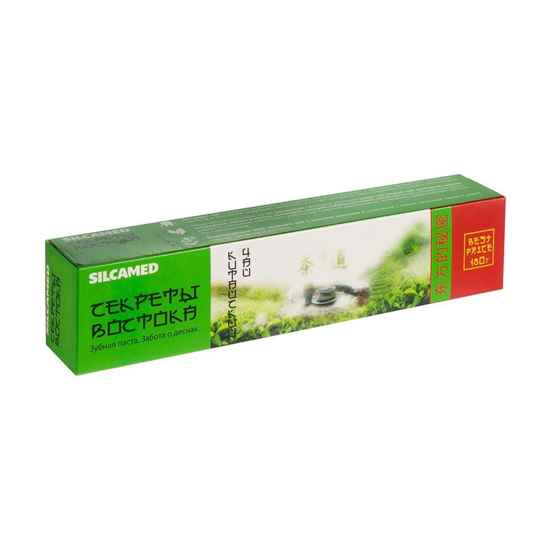 Зубная паста "Секреты Востока", SILCAMED, 180 г, в ассортименте