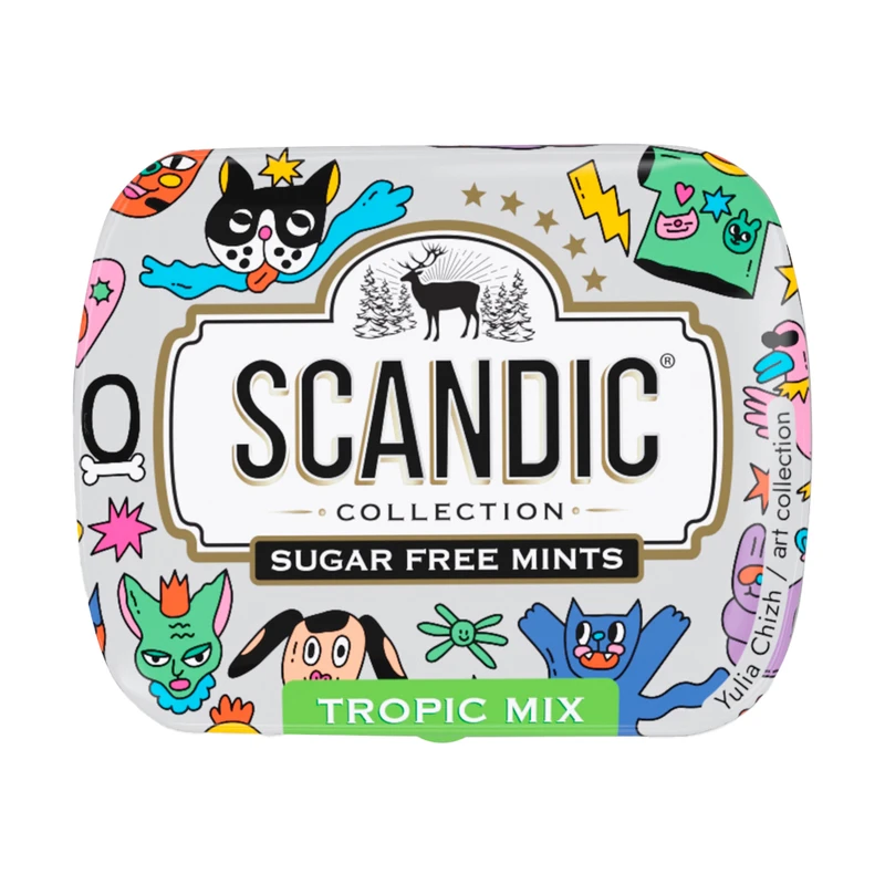 Конфеты, SCANDIC, 14 г, в ассортименте