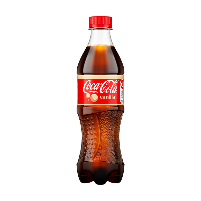 Напиток сильногазированный "Vanilla", Coca Cola, со вкусом ванили, 0,5 л