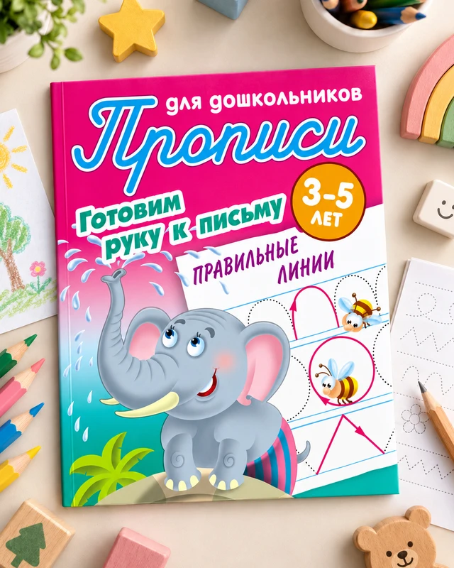 Прописи для дошкольников, в ассортименте