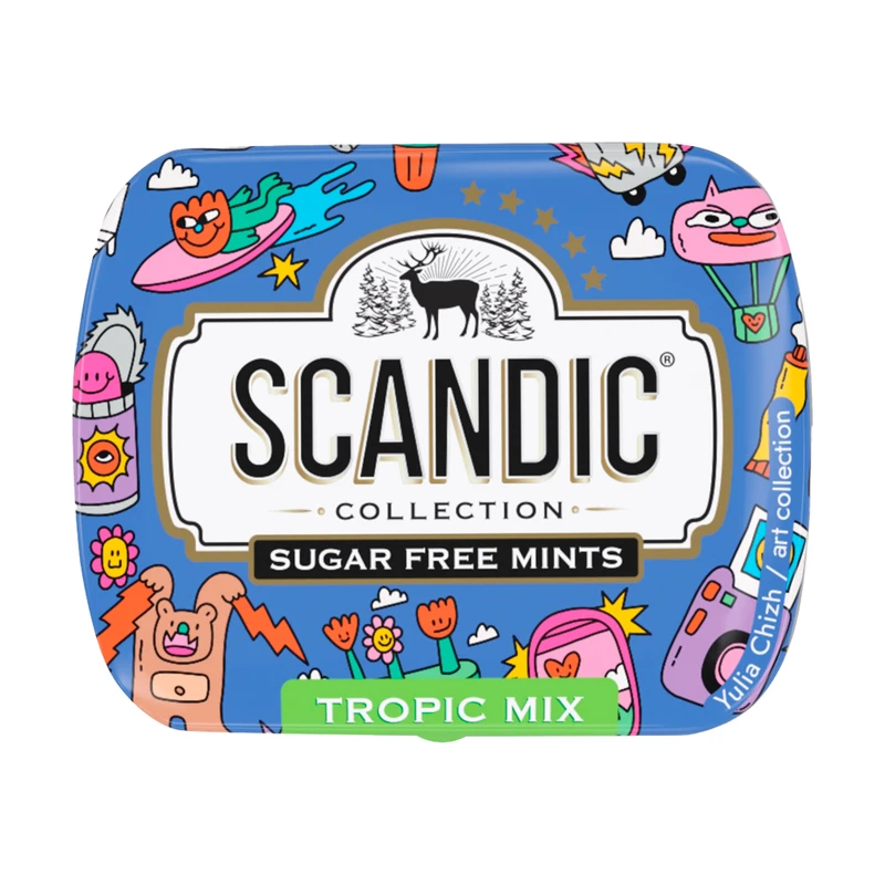 Конфеты, SCANDIC, 14 г, в ассортименте