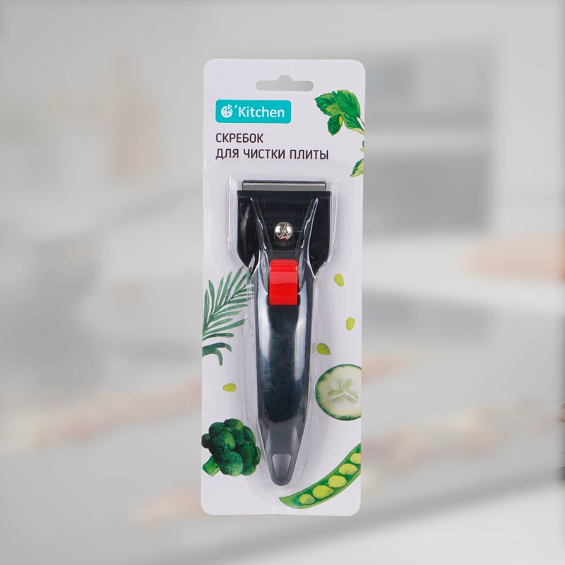 Скребок для чистки плиты, O’Kitchen, в ассортименте