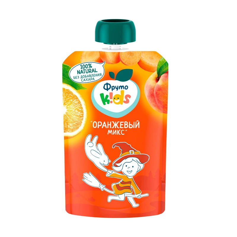 Пюре для детского питания, ФрутоKids, 90 г, в ассортименте