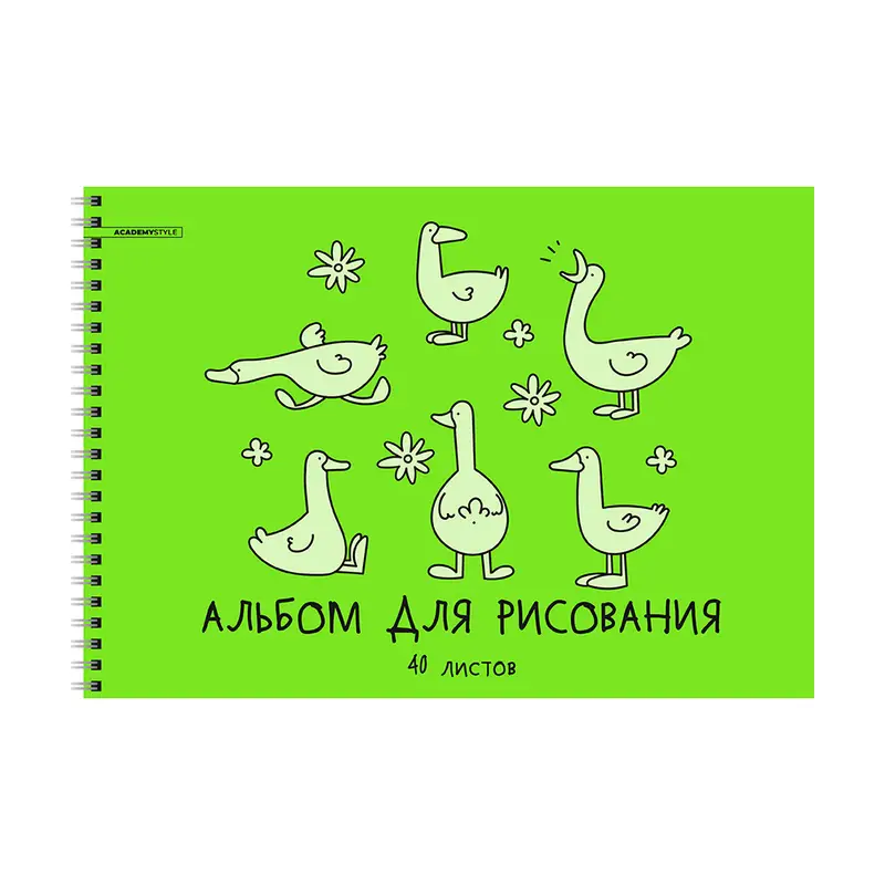 Альбом, 40 листов, в ассортименте