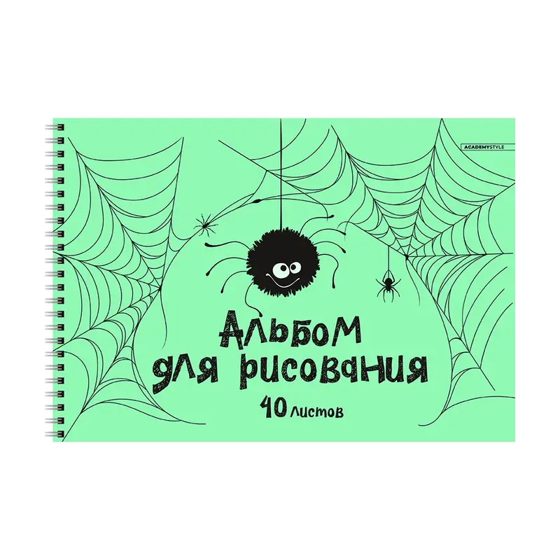 Альбом, 40 листов, в ассортименте