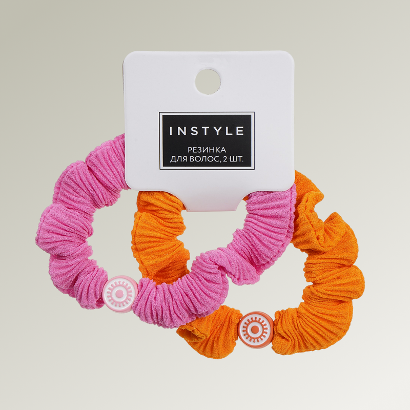 Резинка для волос, INSTYLE, 2 шт., в ассортименте