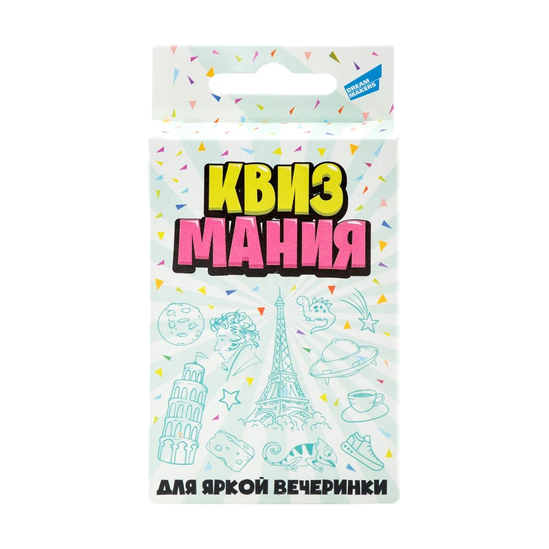 Игра настольная детская "Квизмания", DREAM MAKERS