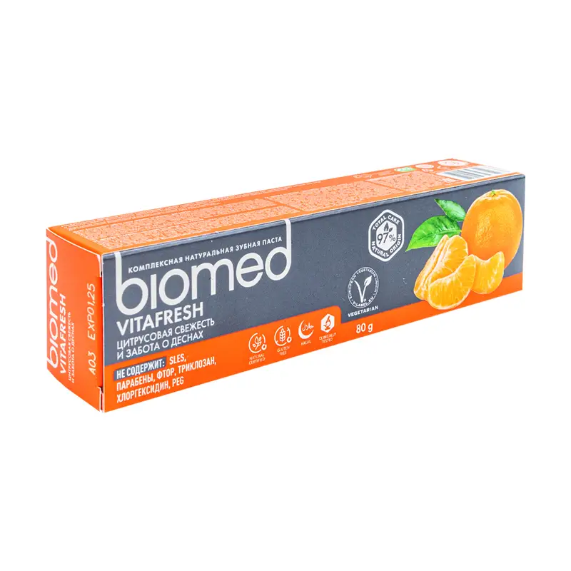 Зубная паста, Biomed, 80 г, в ассортименте