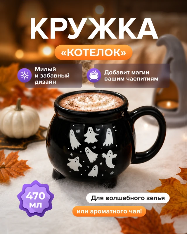 Кружка "Котелок", 470 мл, в ассортименте