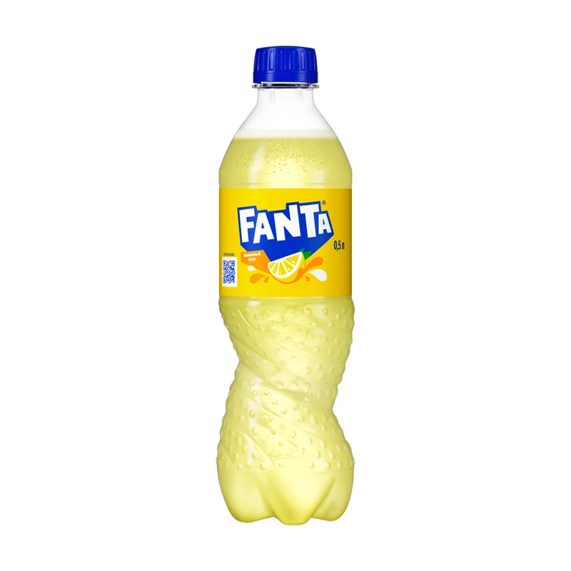 Напиток сильногазированный, Fanta, лимон, 0,5 л