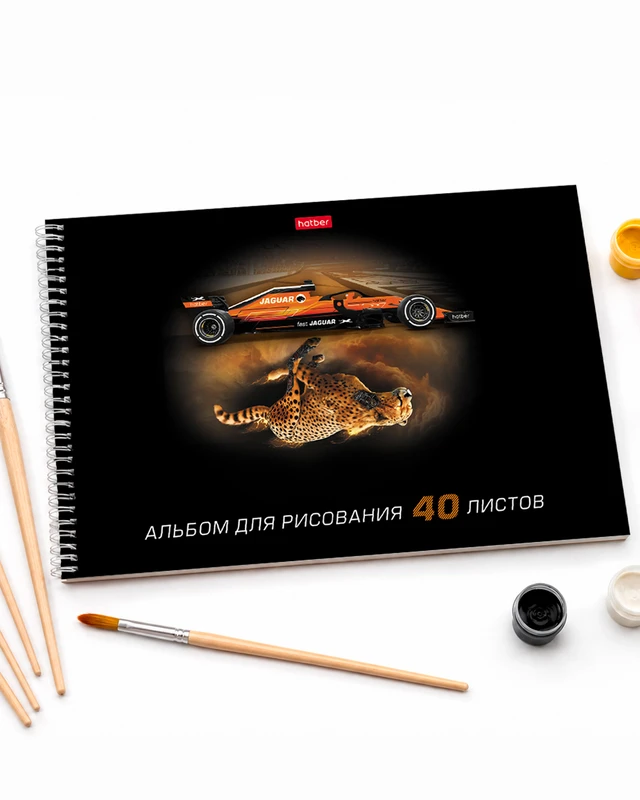 Альбом для рисования, 40 листов, в ассортименте