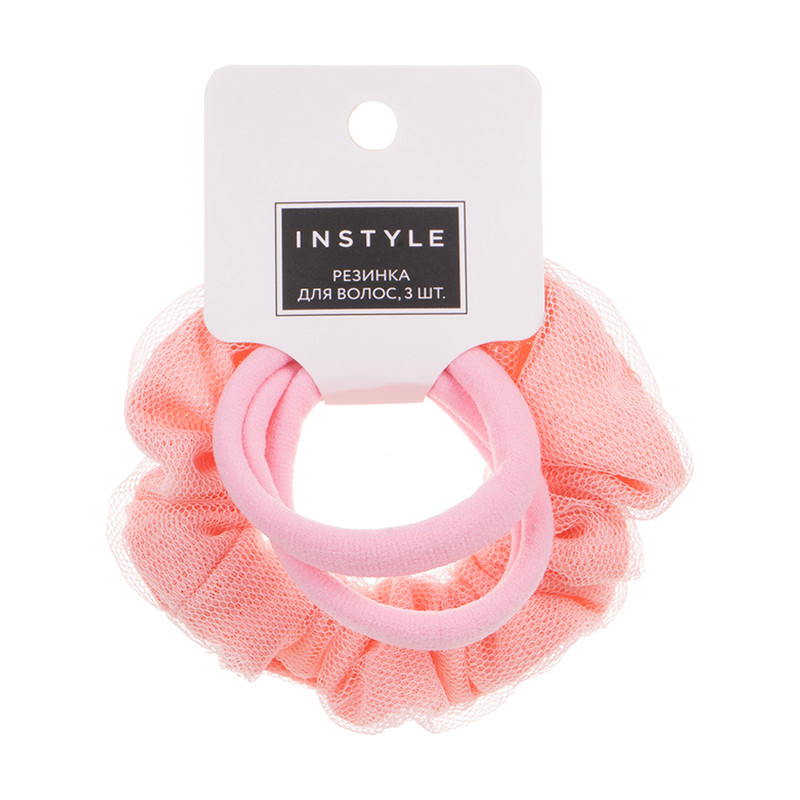 Резинка для волос, INSTYLE, 3 шт., в ассортименте