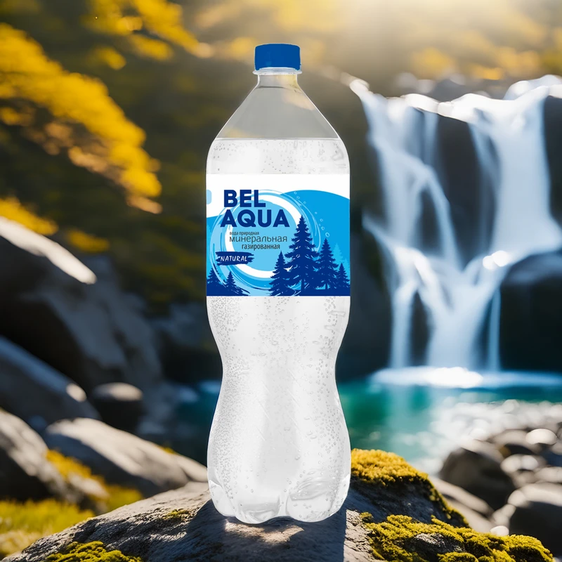 Вода минеральная газированная, БЕЛАКВА, 1,5 л