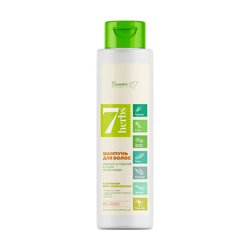 Шампунь для волос "7 herbs", Белита-М, 500 г